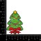 Christmas Tree, Shimmery Confetti, Embroidered, Iron on Patch